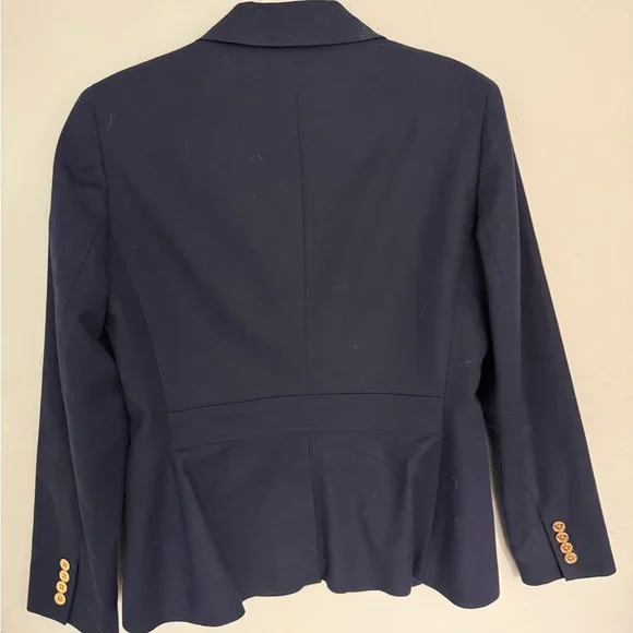 Ralph Lauren Navy Blazer with Crest - Picture 2 of 4